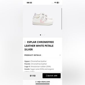 Nwot kids vejas size 8